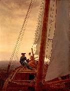 Caspar David Friedrich On a Sailing Ship painting